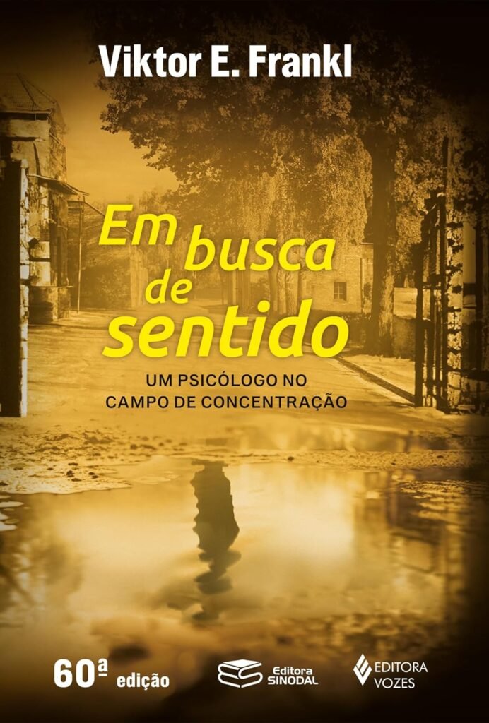 Capa do livro Em Busca de Sentido com frase-chave